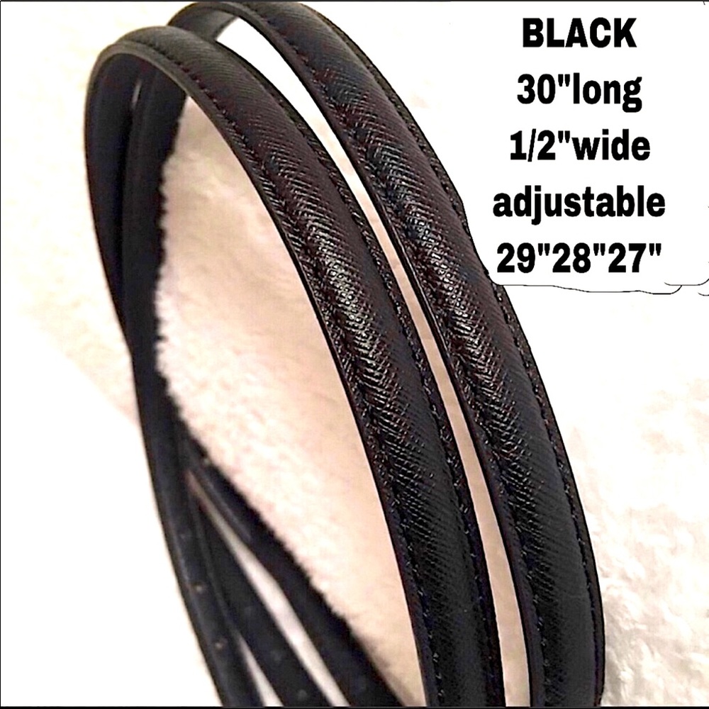 Replacement straps BLACK 1/2”wide brandnew